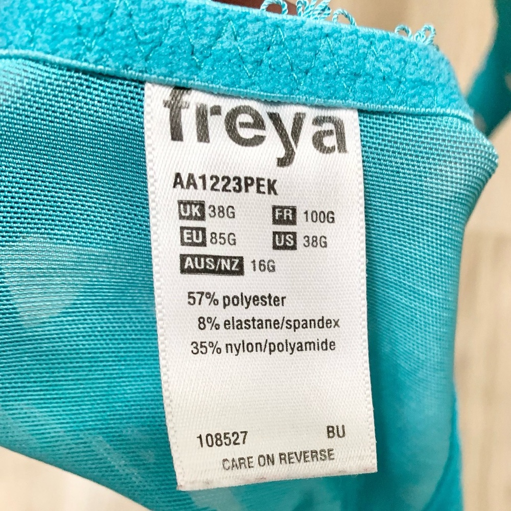 Freya Polka Dot Balconette Bra 38G - Picture 2 of 3